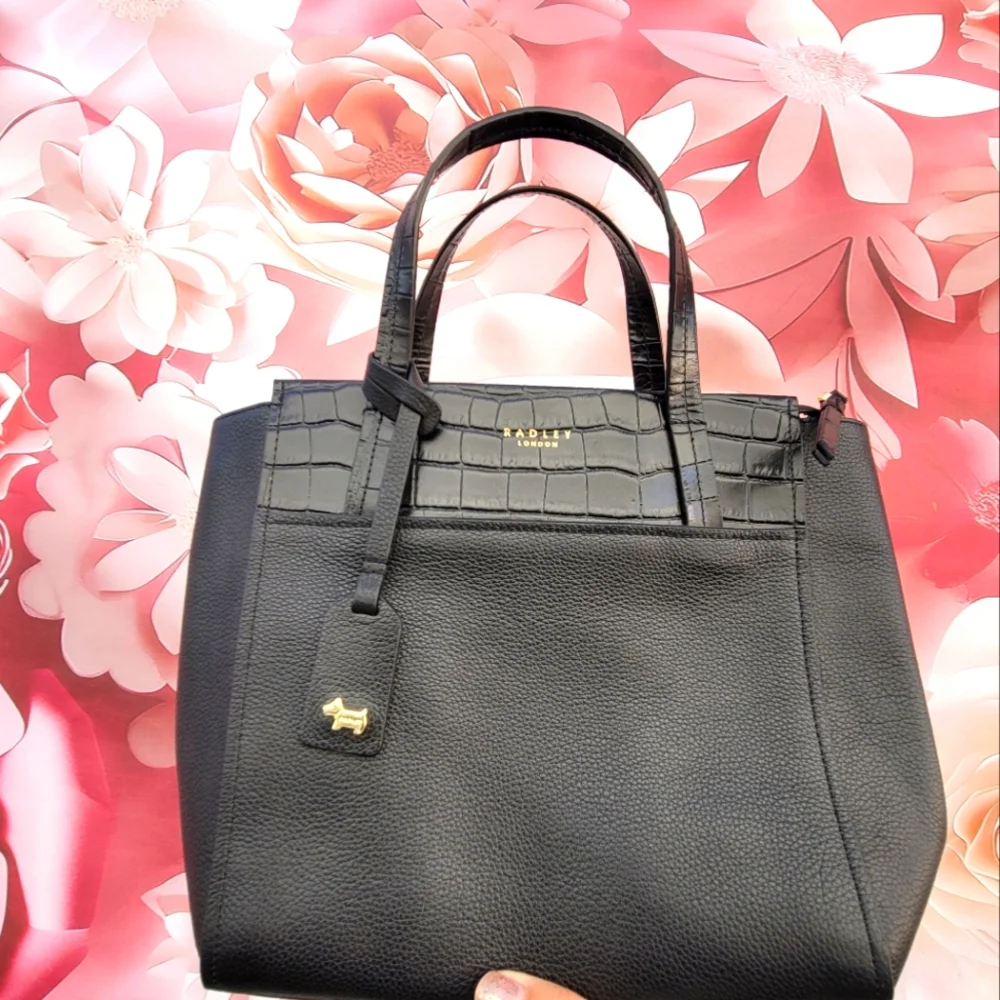 Radley London black Leather Tote Bag - Picture 5 of 7